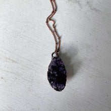 Load image into Gallery viewer, Amethyst Druzy "Shine" Necklace #8 - Ready to Ship