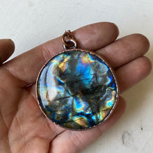 Load image into Gallery viewer, Labradorite “Mysterious Moon” Necklace