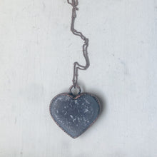 Load image into Gallery viewer, Agate Druzy “Broken Open” Heart Necklace #2 - Ready to Ship