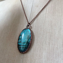 Load image into Gallery viewer, Labradorite Full Moon in Leo Necklace #3 - Ready to Ship