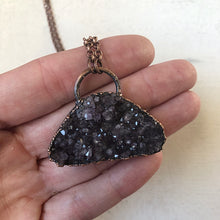 Load image into Gallery viewer, Amethyst Druzy Necklace - Ready to Ship