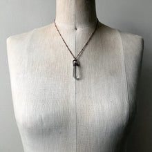 Load image into Gallery viewer, Double Terminated Clear Quartz Point Necklace