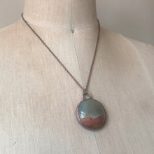 Load image into Gallery viewer, Polychrome Jasper Moon Necklace #12