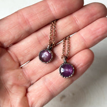 Load image into Gallery viewer, Pink Sapphire “Moon” Necklace - Ready to Ship