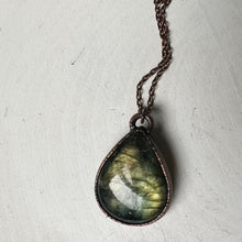 Load image into Gallery viewer, Labradorite Teardrop Necklace - Ready to Ship
