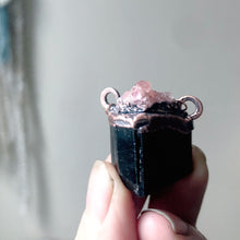 Load image into Gallery viewer, Black Tourmaline & Pink Amethyst Necklace #2