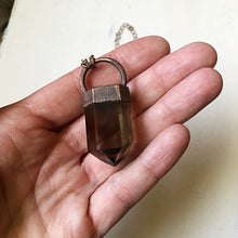 Load image into Gallery viewer, Smoky Quartz Point Necklace - Ready to Ship (Flower Moon Collection)