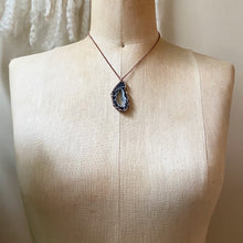 Load image into Gallery viewer, Geode Slice Portal Necklace #1