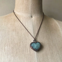 Load image into Gallery viewer, Amazonite Heart Necklace #4
