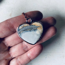 Load image into Gallery viewer, Maligano Jasper Heart Necklace #7
