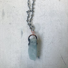 Load image into Gallery viewer, Raw Aquamarine Necklace #1 - Ready to Ship