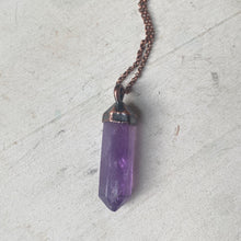 Load image into Gallery viewer, Amethyst Polished Point Necklace #1