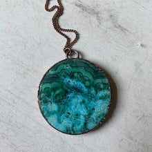 Load image into Gallery viewer, Malachite with Chrysocolla Necklace #6 - Ready to Ship