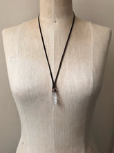 Load image into Gallery viewer, Raw Clear Quartz Point Necklace (Satya Collection)