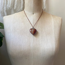 Load image into Gallery viewer, Carnelian Heart Necklace #4 - Ready to Ship