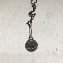 Load image into Gallery viewer, Moss Agate Full Moon Necklace #1 - Ready to Ship