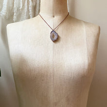 Load image into Gallery viewer, Geode Slice Portal Necklace #3