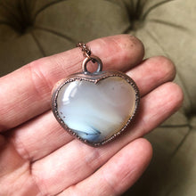 Load image into Gallery viewer, Botswana Agate Heart Necklace #3