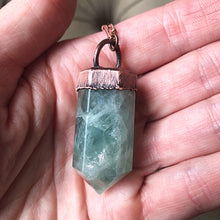 Load image into Gallery viewer, Fluorite Polished Point Necklace #3 - Ready to Ship