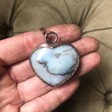 Load image into Gallery viewer, Botswana Agate Heart Necklace #5