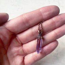 Load image into Gallery viewer, Amethyst Mini Polished Point Necklace #1 - Ready to Ship
