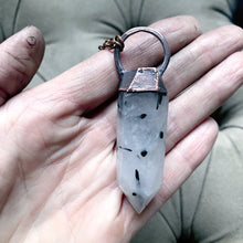 Load image into Gallery viewer, Tourmilinated Quartz Point Necklace #1
