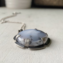 Load image into Gallery viewer, Dendritic Opal Necklace #1 - Sterling Silver