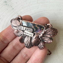 Load image into Gallery viewer, Hydrangea & Labradorite “bloom” Necklace #1 - Ready to Ship