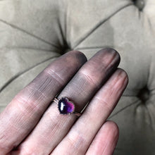 Load image into Gallery viewer, Amethyst Ring - Heart #2 (Size 7) - Ready to Ship