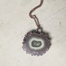 Load image into Gallery viewer, Amethyst Stalactite Slice Necklace #4 - Ready to Ship