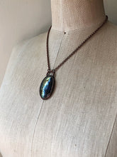 Load image into Gallery viewer, Labradorite Oval Necklace #3 - Ready to Ship (5/17 Update)
