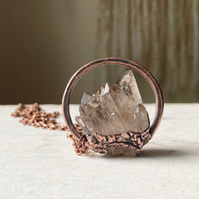 Load image into Gallery viewer, Smoky Quartz Cluster Necklace #2 - Ready to Ship