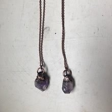 Load image into Gallery viewer, Raw Amethyst Point Necklace - Made to Order