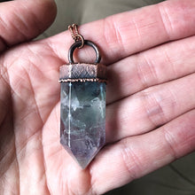 Load image into Gallery viewer, Fluorite Polished Point Necklace #2 - Ready to Ship