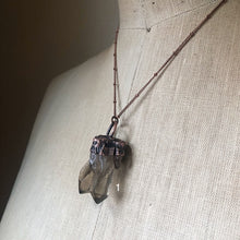 Load image into Gallery viewer, Smoky Quartz Cluster Necklace - Ready to Ship