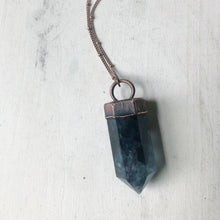 Load image into Gallery viewer, Fluorite Polished Point Necklace #10 - Ready to Ship