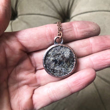 Load image into Gallery viewer, Moss Agate Full Moon Necklace #3 - Ready to Ship