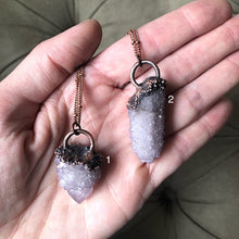 Load image into Gallery viewer, Amethyst Spirit Quartz Point Necklace - Ready to Ship