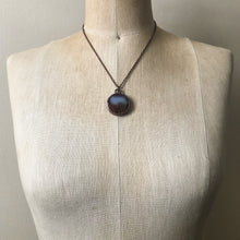 Load image into Gallery viewer, Moss Agate Full Moon Necklace #4 - Ready to Ship