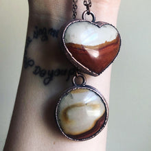 Load image into Gallery viewer, Polychrome Jasper Heart Necklace #2
