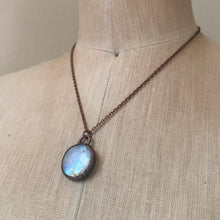 Load image into Gallery viewer, Rainbow Moonstone Round Necklace #2 - Ready to Ship