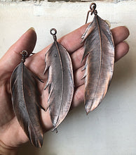 Load image into Gallery viewer, Electroformed Macaw Feather Necklace (Style 3) - Moksha Collection