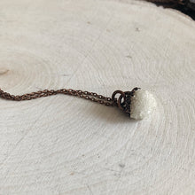 Load image into Gallery viewer, Clear Quartz Druzy Necklace #1 - Ready to Ship (4/25 Update)