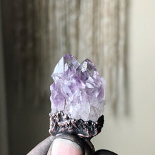 Load image into Gallery viewer, Raw Amethyst Cluster Necklace - Ready to Ship
