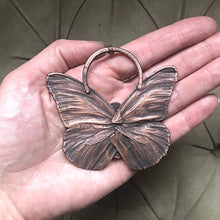 Load image into Gallery viewer, Electroformed Butterfly & Purple Labradorite Necklace - Spring Equinox Collection
