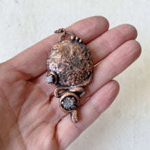 Load image into Gallery viewer, Black Moon Lilith Sculpted Necklace - Ready to Ship