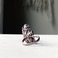 Load image into Gallery viewer, Black Tourmaline Statement Ring #3 (Size 7)