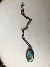 Load image into Gallery viewer, Labradorite Oval Necklace - Ready to Ship (4/25 Update)