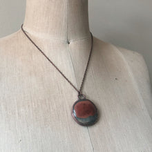 Load image into Gallery viewer, Polychrome Jasper Moon Necklace #15