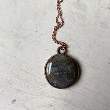 Load image into Gallery viewer, Black Sunstone Moon Necklace #2 - Ready to Ship